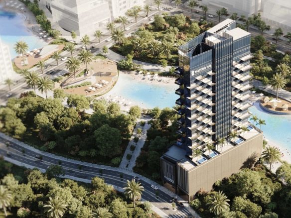 The Waterway background on the Sand